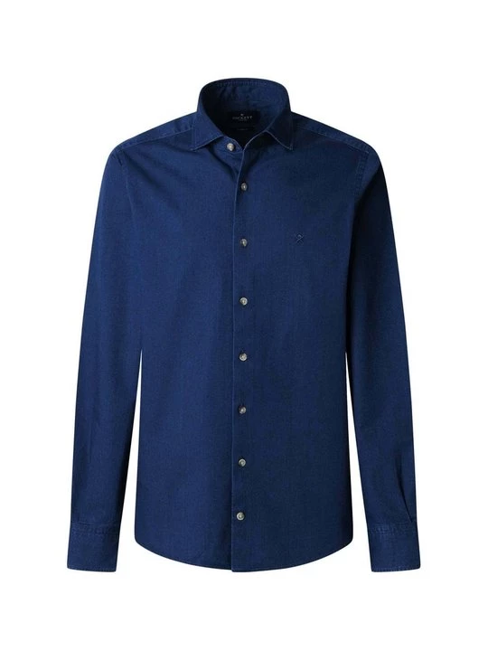 Foto van product Overhemd Hackett London donkerblauw denim