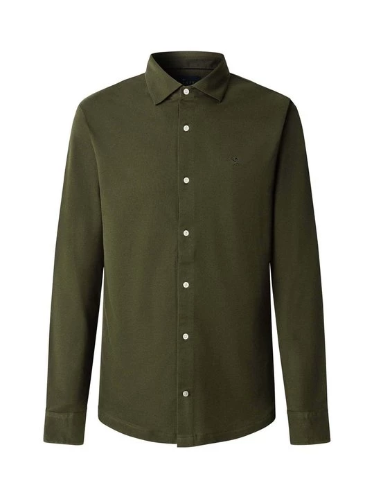 Foto van product Overhemd Hackett London donkergroen