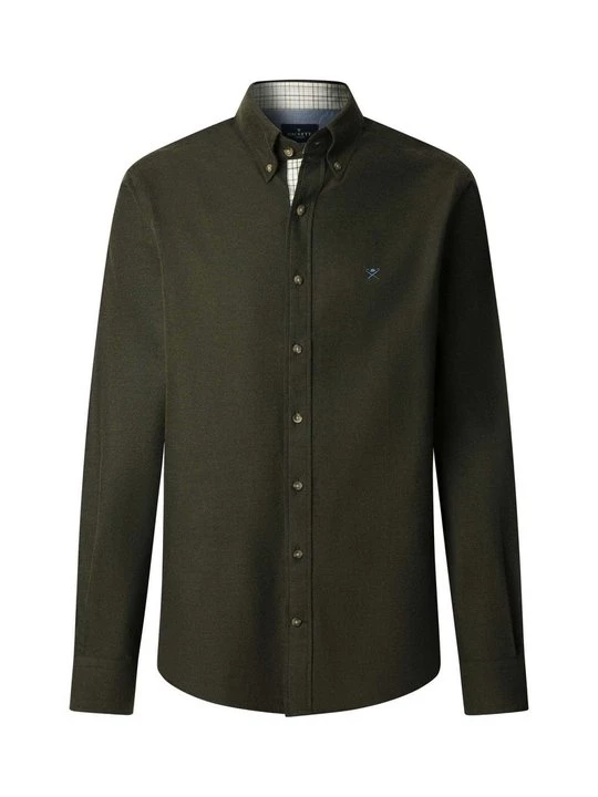 Foto van product Overhemd Hackett London donkergroen