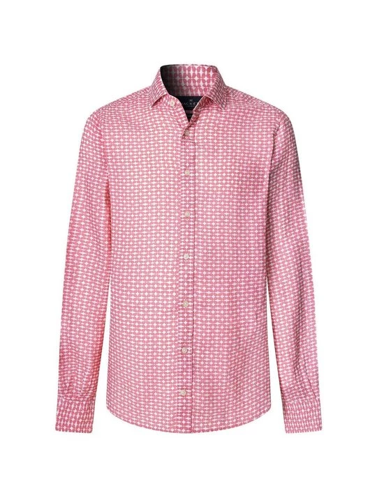 Foto van product Overhemd Hackett London donkerroze