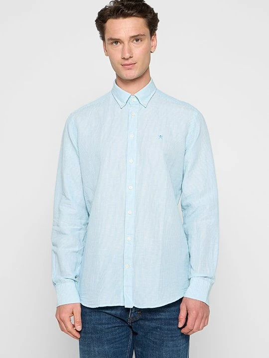 Foto van product Overhemd Hackett London lichtblauw