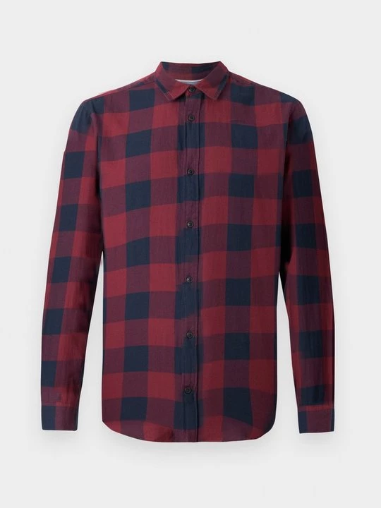 Foto van product Overhemd Jack&Jones bordeauxrood
