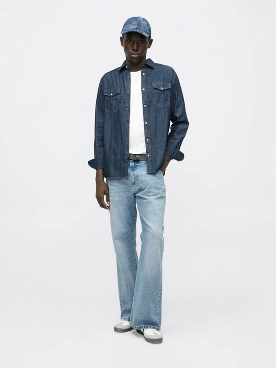 Foto van product Overhemd Jack&Jones donkerblauw