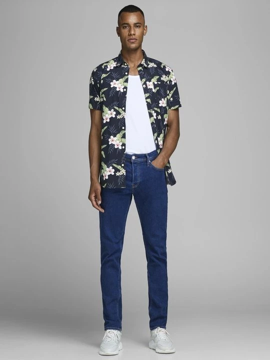 Foto van product Overhemd Jack&Jones donkerblauw