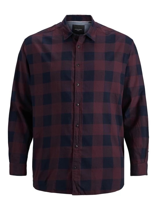 Foto van product Overhemd Jack&Jones donkerrood