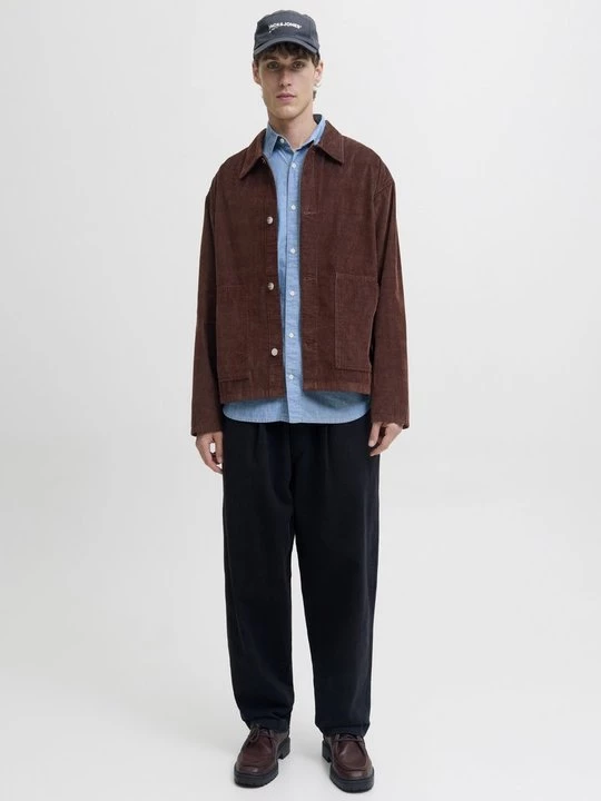 Foto van product Overhemd Jack&Jones donkerrood