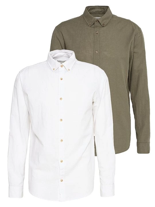 Foto van product Overhemd Jack&Jones olijfgroen