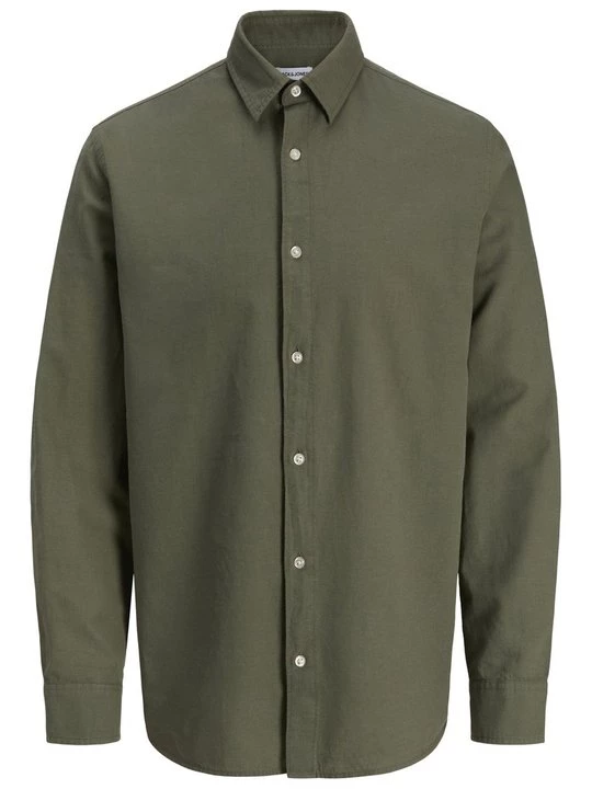 Foto van product Overhemd Jack&Jones olijfgroen