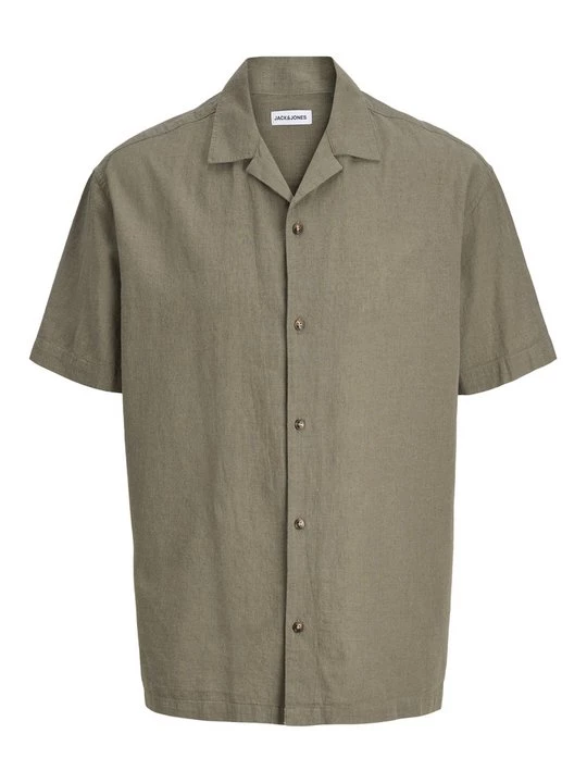 Foto van product Overhemd Jack&Jones olijfgroen gemêleerd