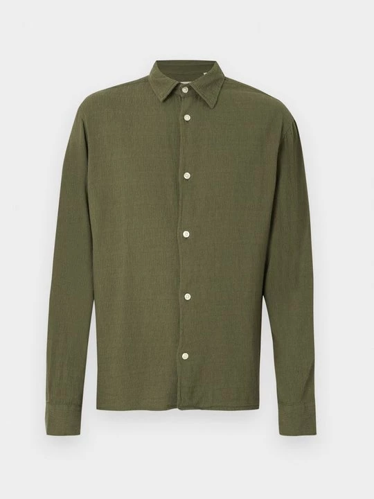 Foto van product Overhemd Jack&Jones olijfgroen gemêleerd