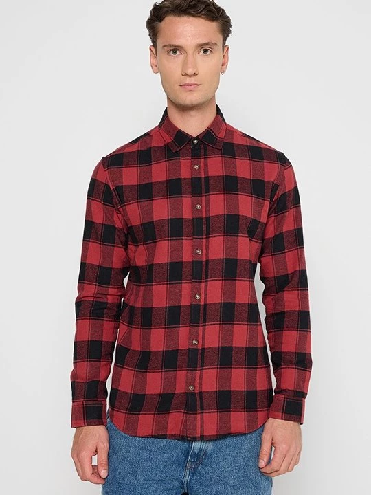 Foto van product Overhemd Jack&Jones rood