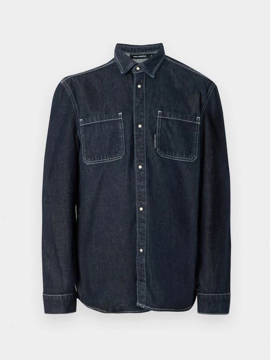 Foto van product Overhemd KARL LAGERFELD blauw
