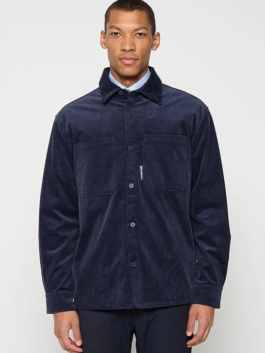 Foto van product Overhemd KARL LAGERFELD donkerblauw