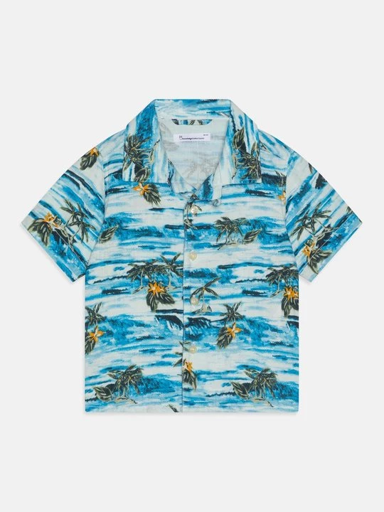 Foto van product Overhemd KnowledgeCotton Apparel blauw