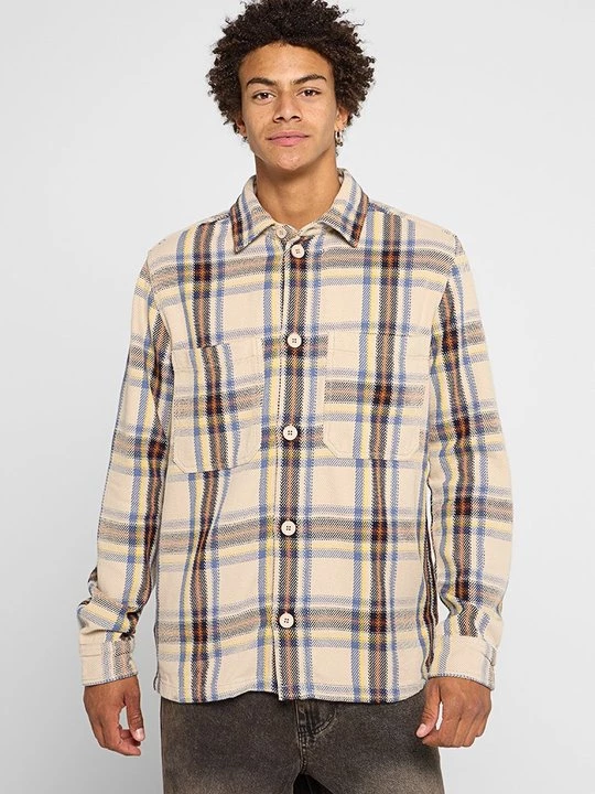 Foto van product Overhemd KnowledgeCotton Apparel bruin