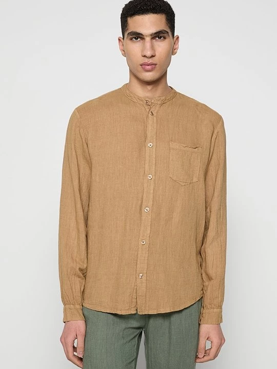 Foto van product Overhemd Le Monde du Lin camel
