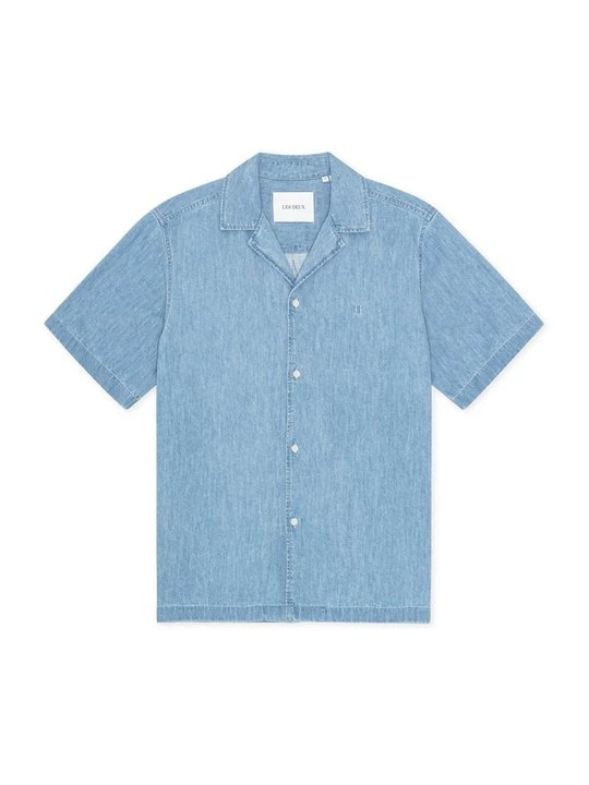Foto van product Overhemd Les Deux lichtblauw denim