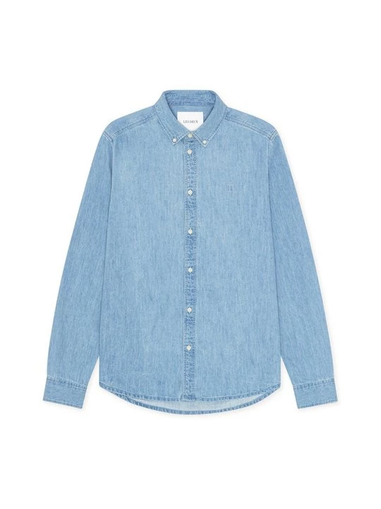 Foto van product Overhemd Les Deux lichtblauw denim