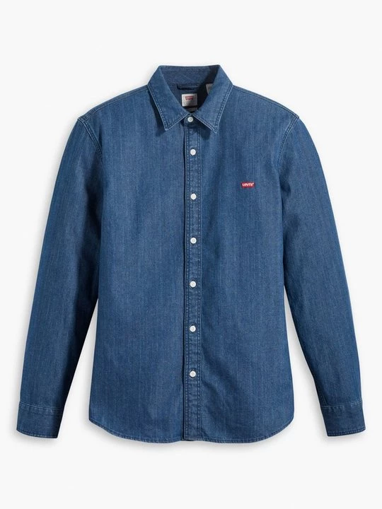Foto van product Overhemd Levi's donkerblauw denim