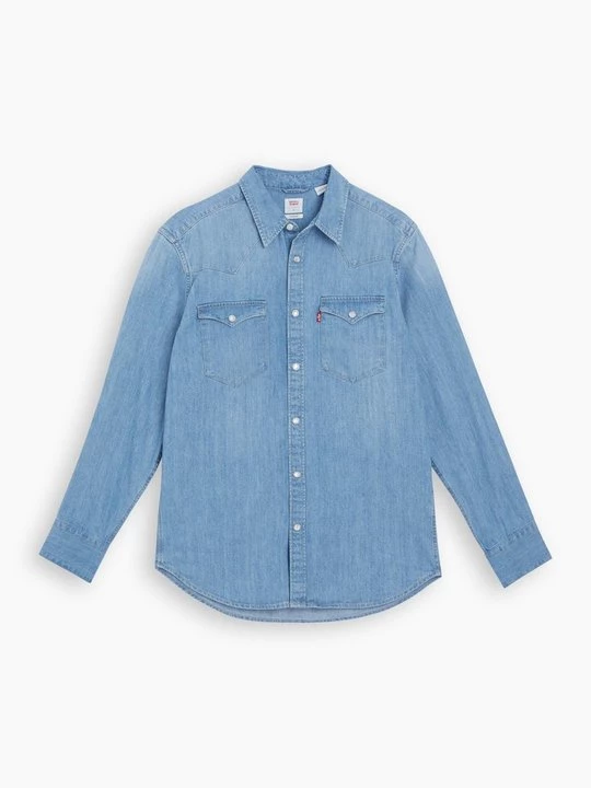 Foto van product Overhemd Levi's lichtblauw denim