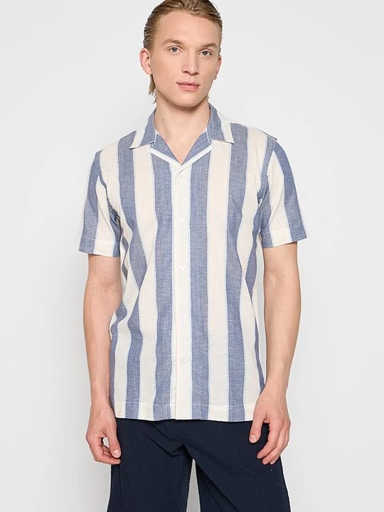 Foto van product Overhemd lindbergh blauw