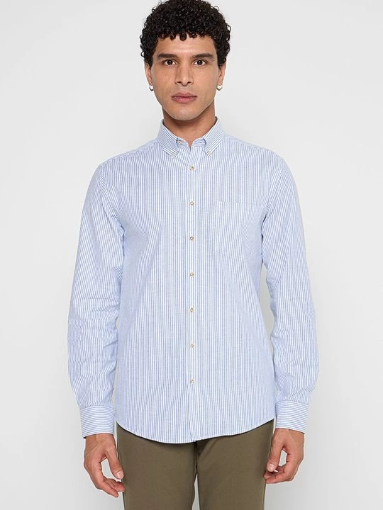 Foto van product Overhemd lindbergh blauw