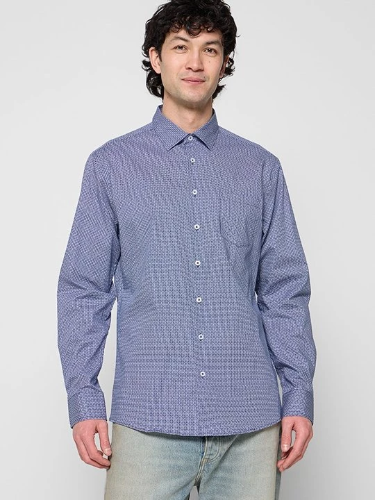 Foto van product Overhemd lindbergh blauw