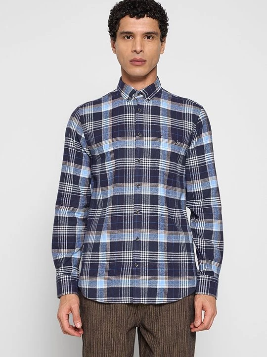 Foto van product Overhemd lindbergh blauw