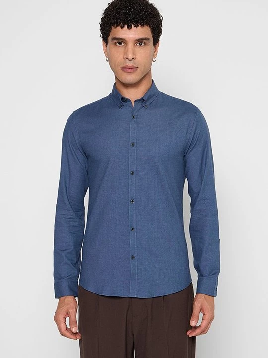 Foto van product Overhemd lindbergh blauw