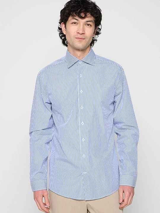 Foto van product Overhemd lindbergh blauw
