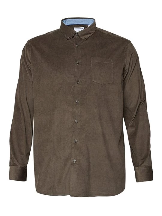 Foto van product Overhemd lindbergh bruin