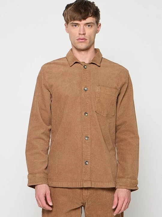 Foto van product Overhemd lindbergh bruin