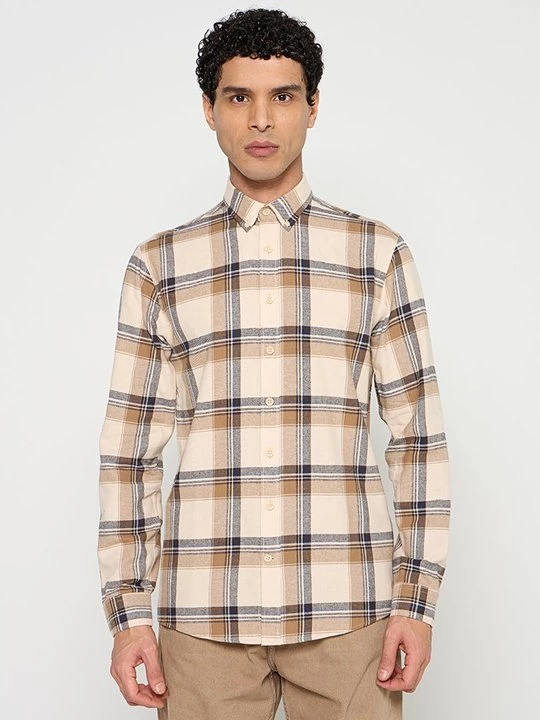 Foto van product Overhemd lindbergh camel
