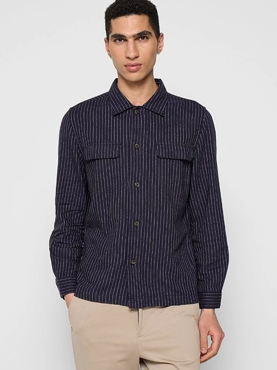 Foto van product Overhemd lindbergh donkerblauw