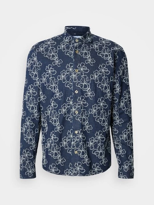 Foto van product Overhemd lindbergh donkerblauw