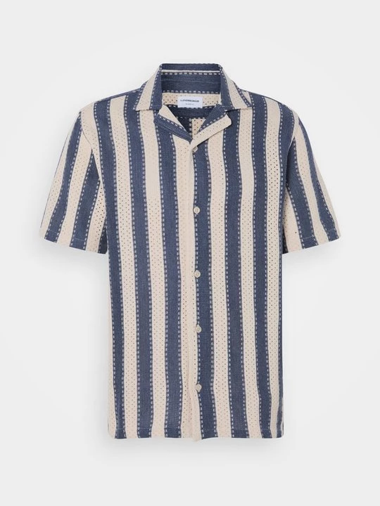 Foto van product Overhemd lindbergh donkerblauw