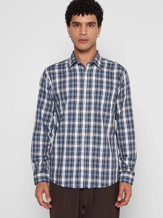 Foto van product Overhemd lindbergh donkerblauw