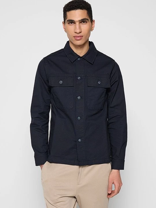 Foto van product Overhemd lindbergh donkerblauw