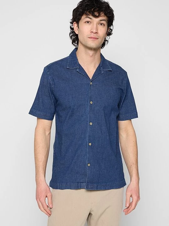 Foto van product Overhemd lindbergh donkerblauw
