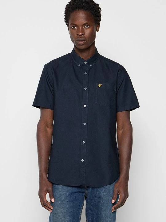 Foto van product Overhemd Lyle & Scott donkerblauw