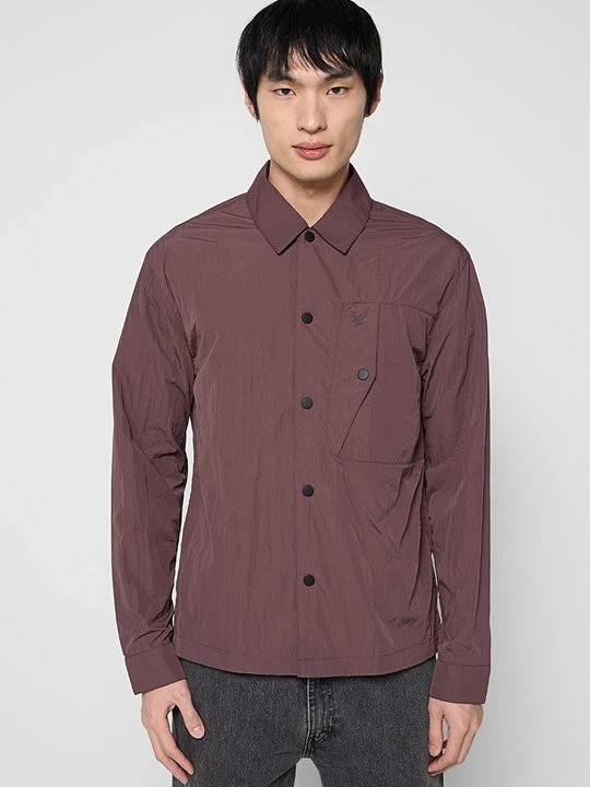 Foto van product Overhemd Lyle & Scott donkerbruin