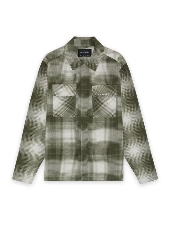 Foto van product Overhemd Lyle & Scott olijfgroen