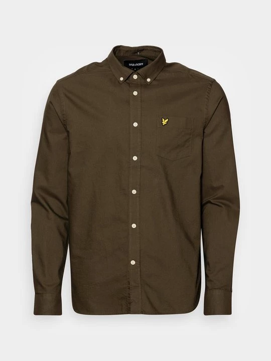 Foto van product Overhemd Lyle & Scott olijfgroen