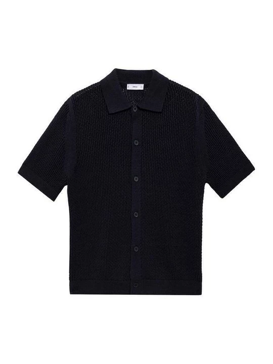 Foto van product Overhemd Mango donkerblauw
