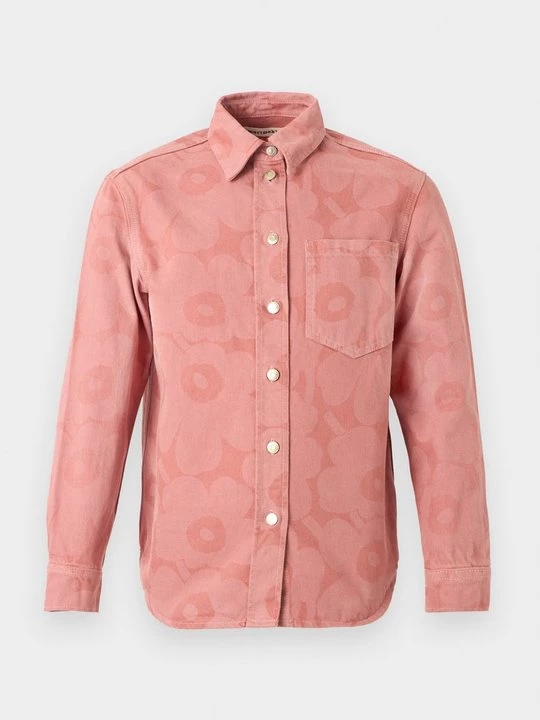 Foto van product Overhemd Marimekko gemêleerd donkerroze