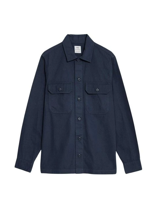 Foto van product Overhemd Marks & Spencer donkerblauw