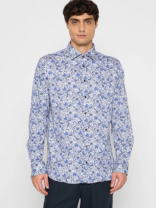 Foto van product Overhemd Matinique blauw