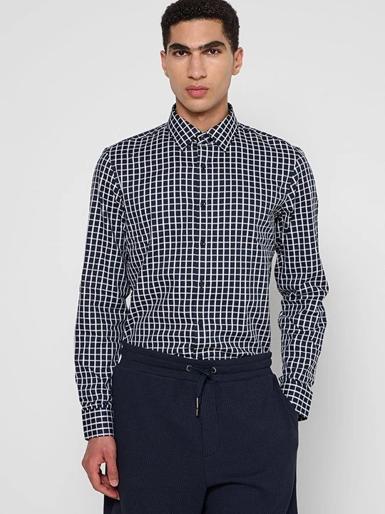Foto van product Overhemd Michael Kors donkerblauw