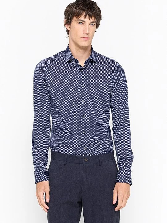 Foto van product Overhemd Michael Kors donkerblauw