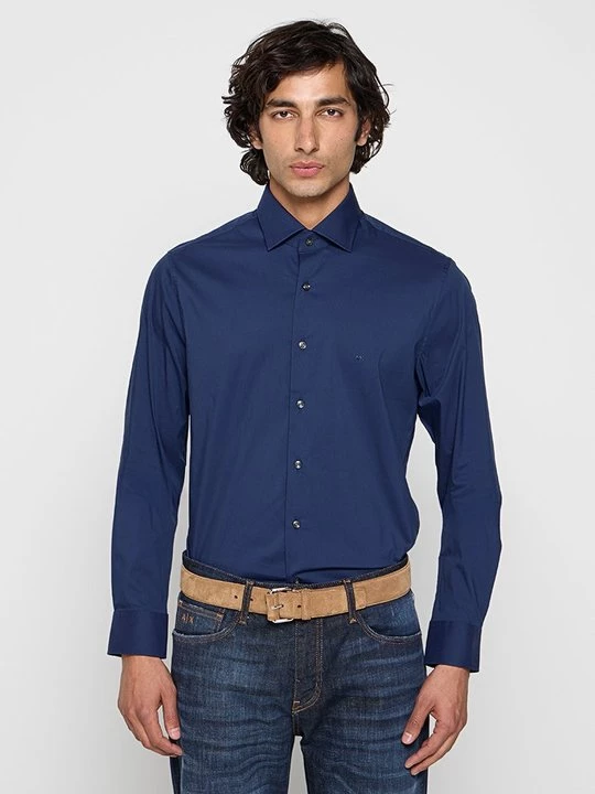 Foto van product Overhemd Michael Kors donkerblauw
